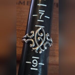 James Avery Silver Filigree Ring